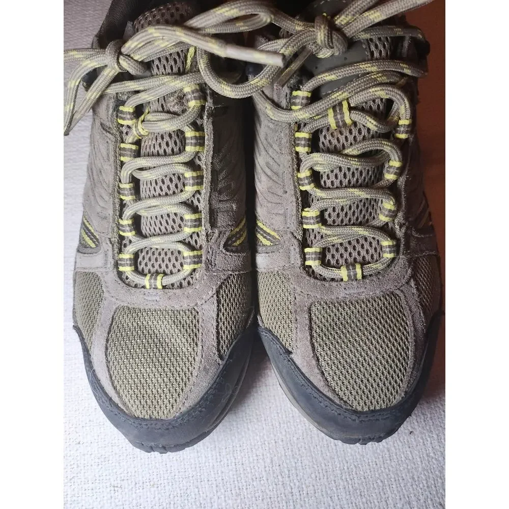 Columbia Hiking Trail Shoes Brown SZ 8.5, Omni Grip TechLite Waterproof‎